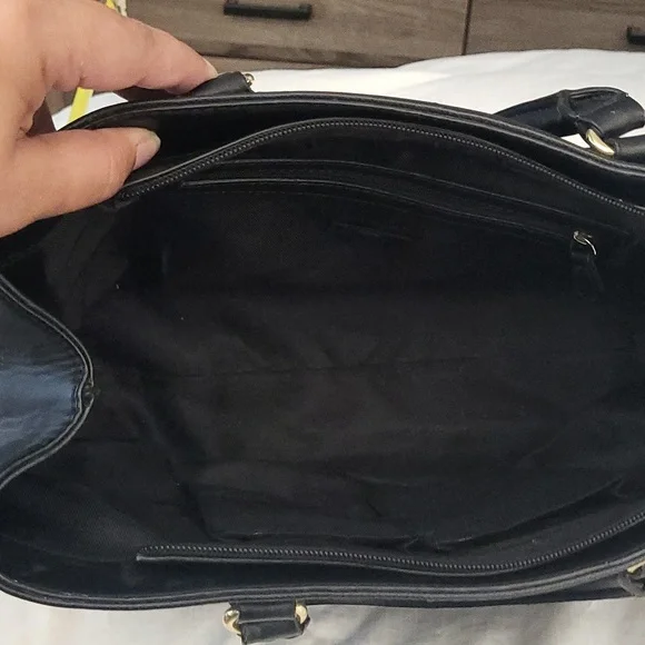 Merona black pocketbook - Picture 6 of 9